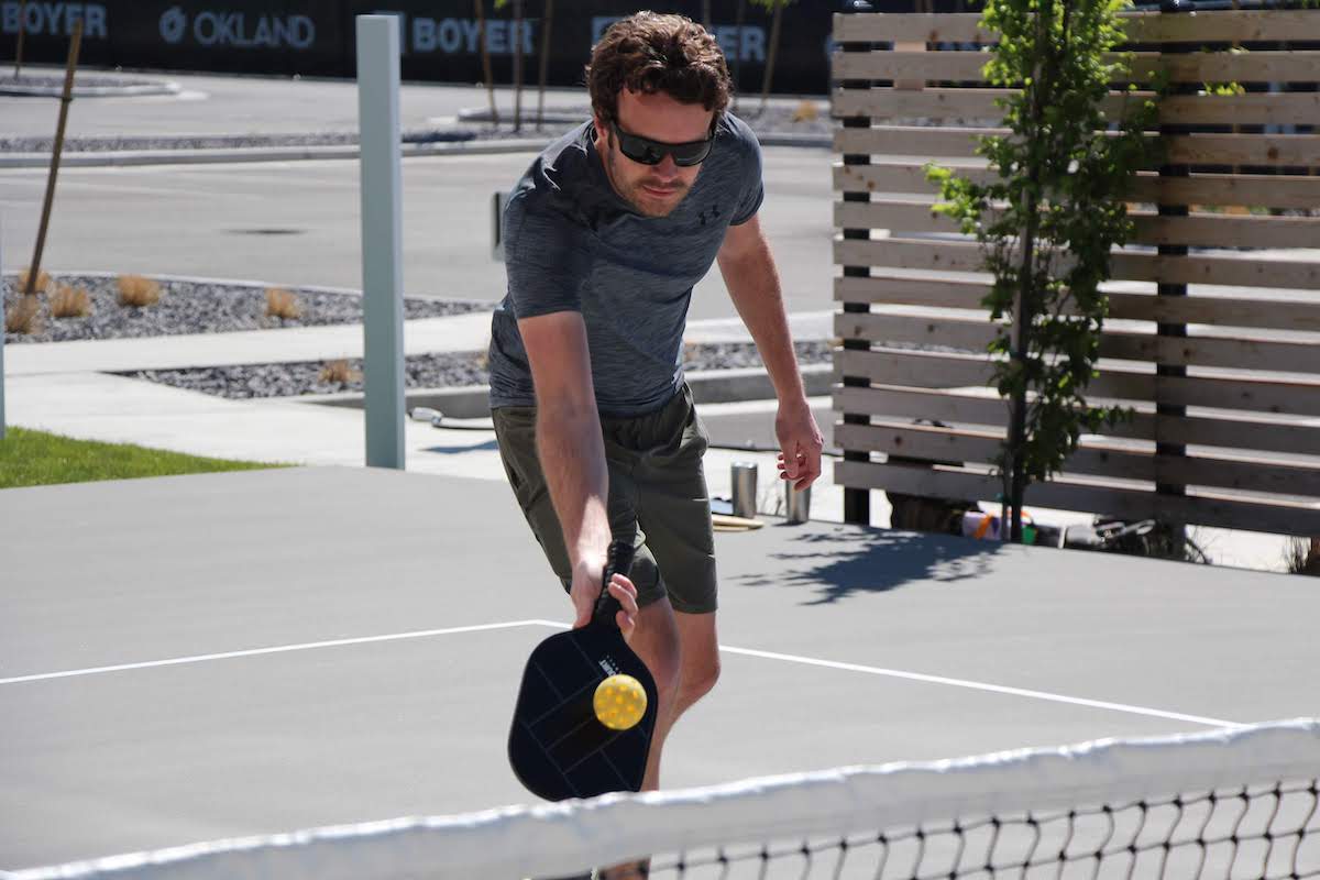 How to keep the pickleball low over the net like a pro.